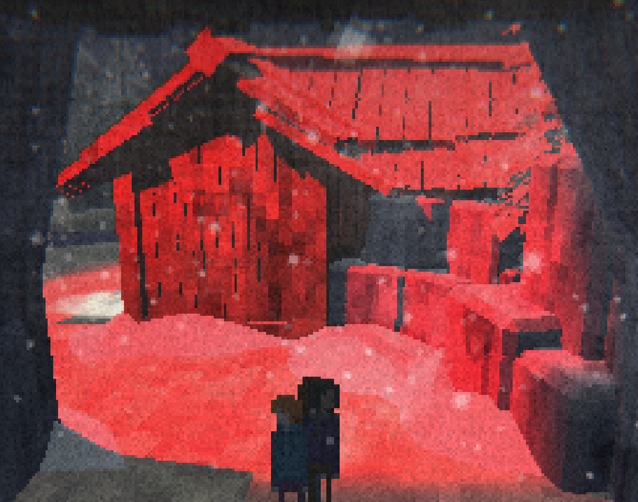 This is the house that the man stays in